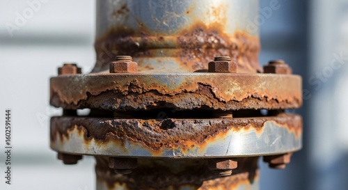Wallpaper Mural Crevice Corrosion Spreads Across Industrial Pipeline Flange Due to Trapped Liquid and Lack of Drainage Torontodigital.ca