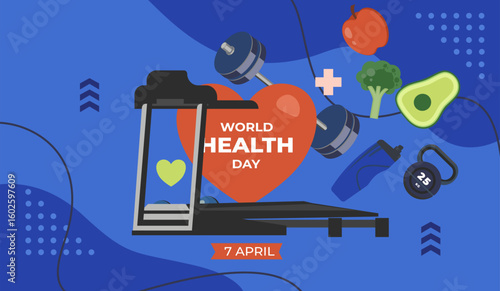 Health and fitness background