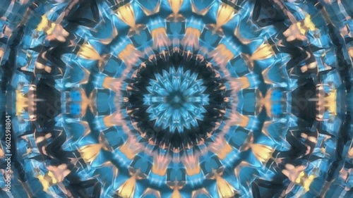 blue and green abstract
