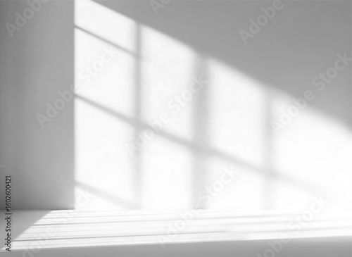 Realistic Window Shadow on Transparent Background	