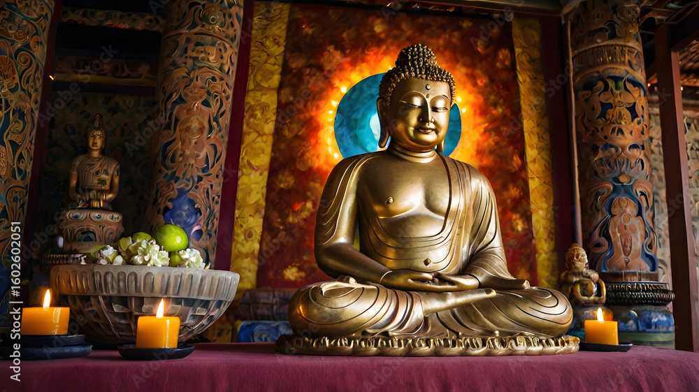 Fototapeta premium buddha statue in thailand