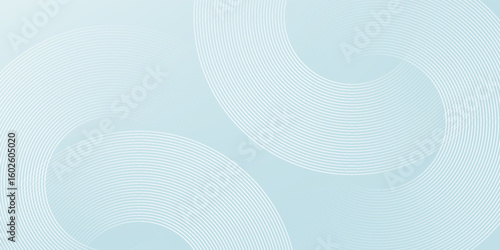 Modern abstract background. Glossy white gradient circle lines. Minimal geometric pattern. Simple graphic elements. Futuristic concept. Suitable for cover  poster  banner  brochure  eps10.