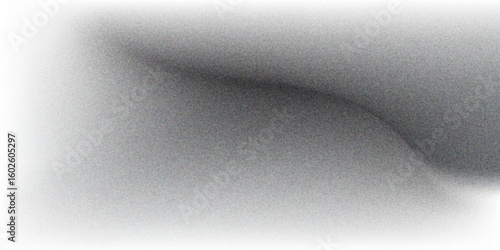 Grainy gradient background, grey black white monochrome abstract noise texture banner backdrop.vector eps10