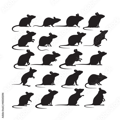 Rat Silhouettes.