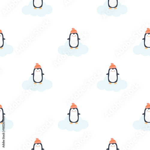 pattern with penguin