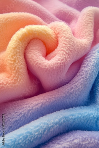 Soft Blanket in Pastel Colors