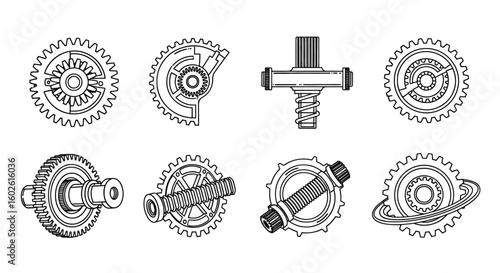 Discover innovative mechanical gears and screw mechanisms for your next engineering project