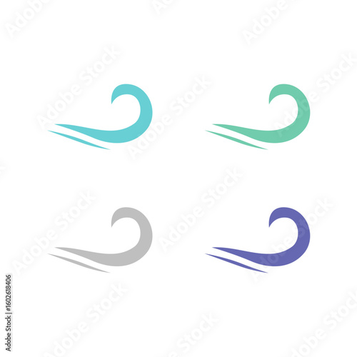 WATER SPLASH SIGN SYMBOL LOGO VECTOR
