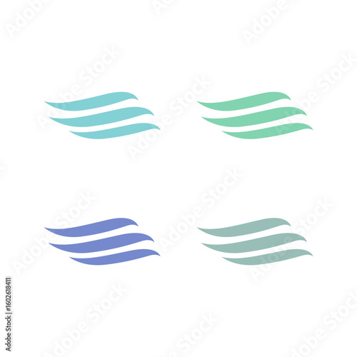 WATER SPLASH SIGN SYMBOL LOGO VECTOR

