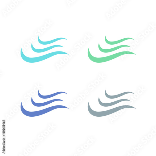 WATER SPLASH SIGN SYMBOL LOGO VECTOR

