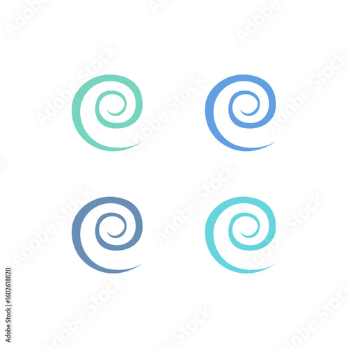 WATER SPLASH SIGN SYMBOL LOGO VECTOR
