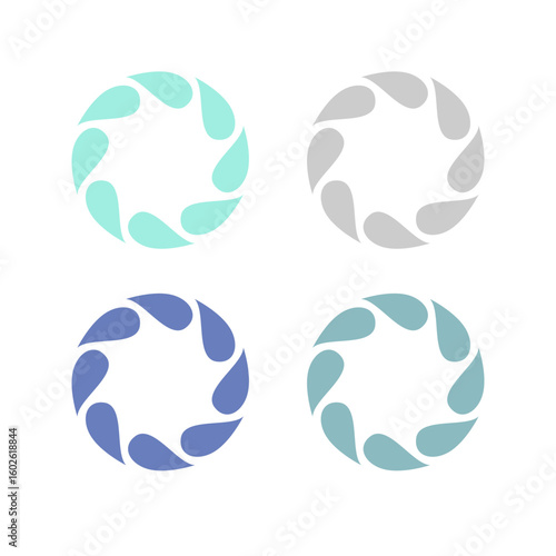 Water Splash Sign Symbol Logo Vector

