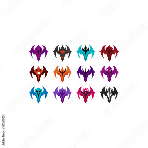  different arcane beast talon icons set 