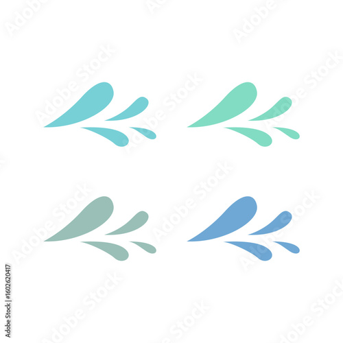 Water Splash Sign Symbol Logo Vector
