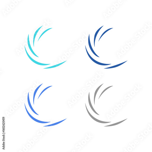 Water Splash Sign Symbol Logo Vector
