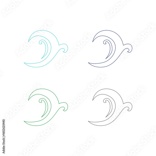 Water Splash Sign Symbol Logo Vector
