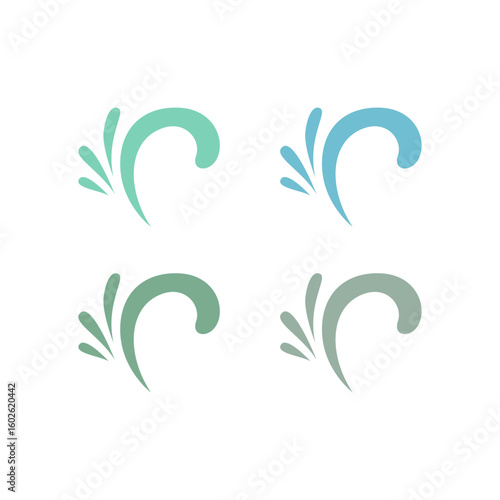 Water Splash Sign Symbol Logo Vector
