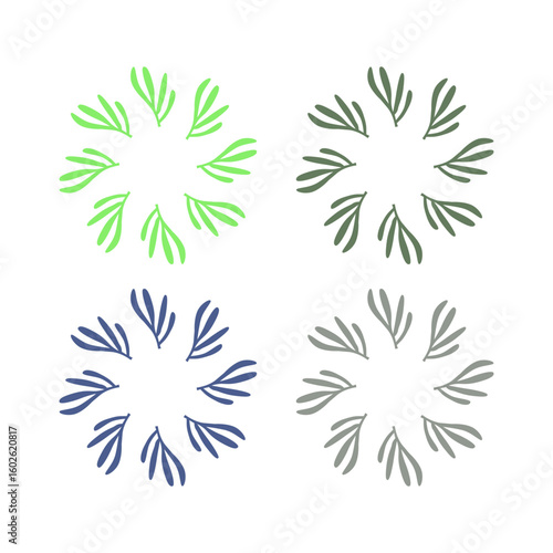 Wallpaper Mural Eco Bio Leaves Product Sign Symbol Logo Vector
 Torontodigital.ca