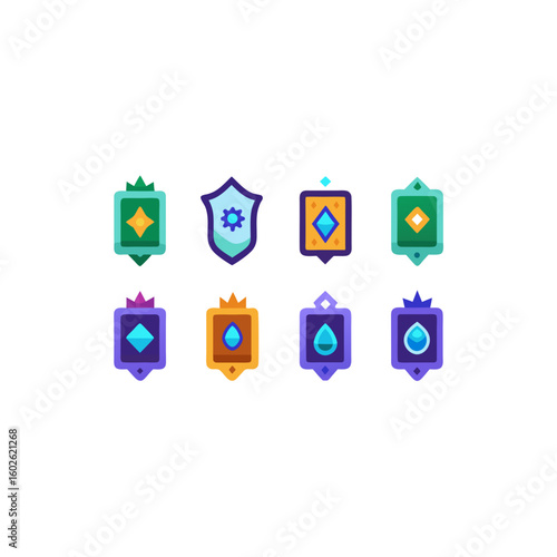 15 different enchanted relic tablet icons set on w