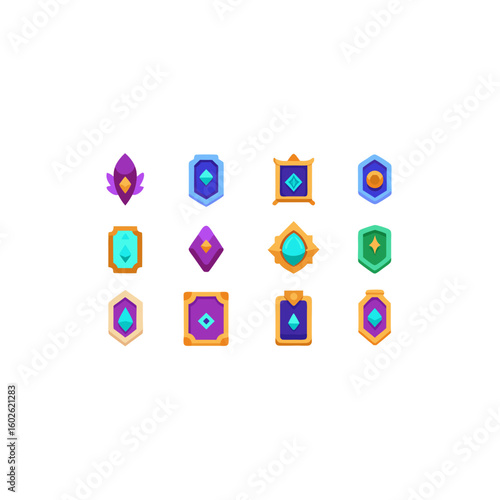 different enchanted relic tablet icons set 