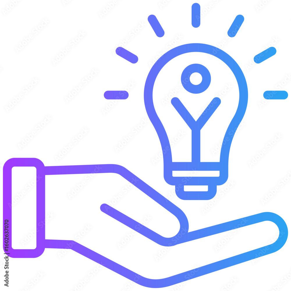 Creativity solution icon for management productivity, business, website, application, printing, document, poster design, etc Creativity solution icon for management productivity, business, website, application, printing, document, poster design, etc