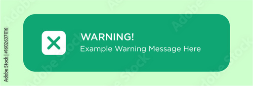 warning alert pop up message web user interface design	
