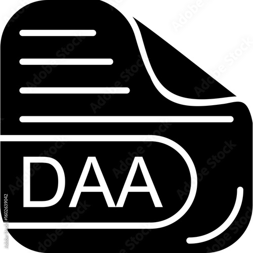 DAA File Solid Icon
