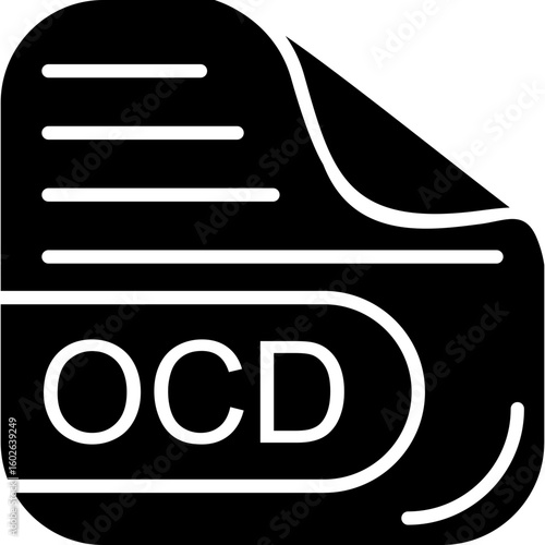 OCD File Solid Icon