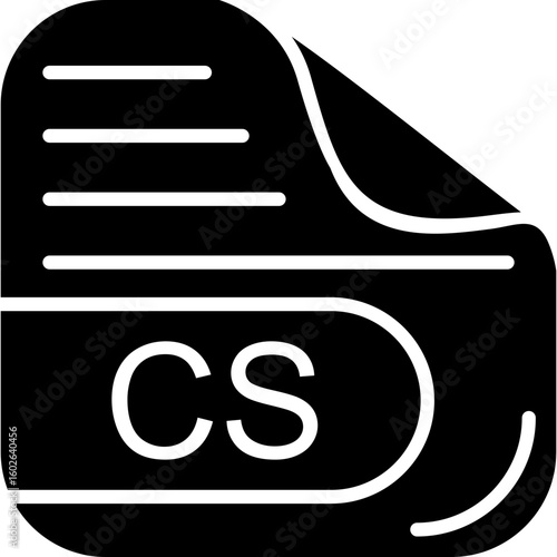 CS File Solid Icon