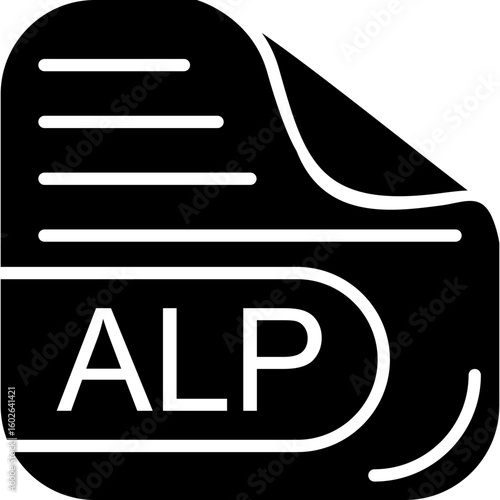 ALP File Solid Icon