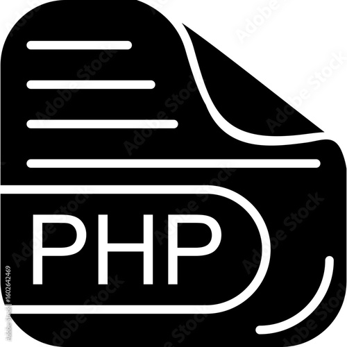 PHP File Solid Icon