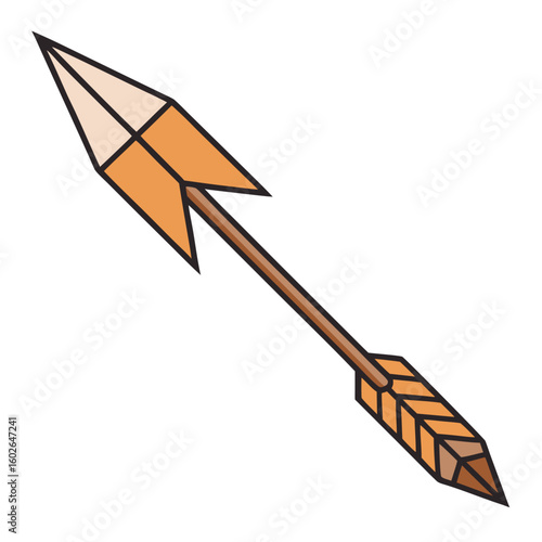 paper plane with arrow