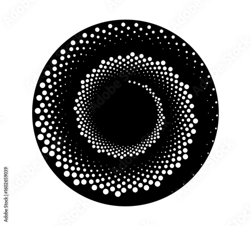 golden ration fibonacci pattern for logo icon background web graphic tattoo. vector illustration.