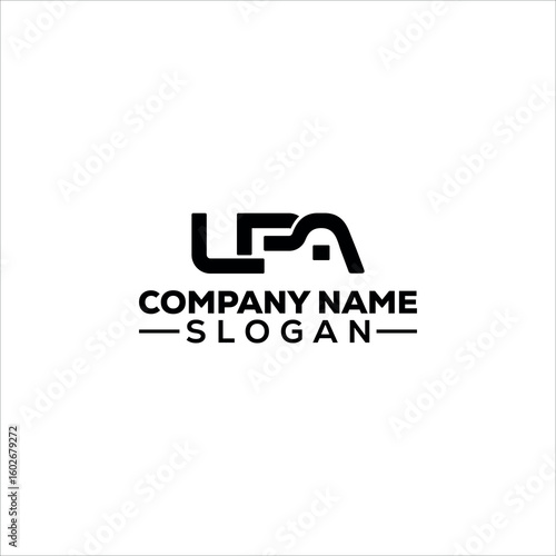 Modern Abstract LPA Monogram Logo
