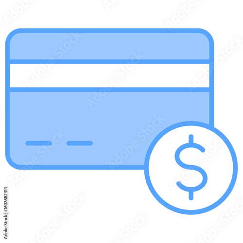 Prepaid Card Outline Icon