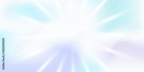 Glittering prism light background of gradation where light enters from the left and right.