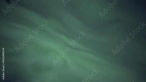 Auroral corona filling the sky, real-time video