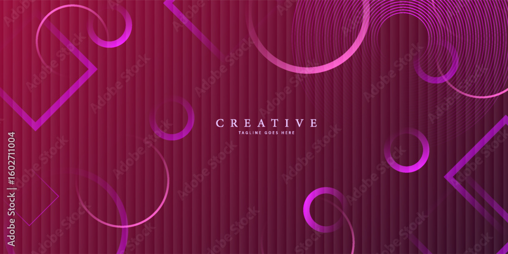 Obraz premium Purple geometric background. Vector illustration