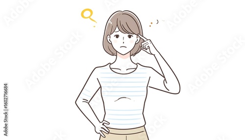 Woman in contemplation