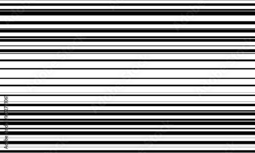 Abstract horizontal line pattern. black and white stripes. bar code pattern. minimal background.