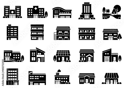 住宅・建築アイコン02　Housing & Architecture icons