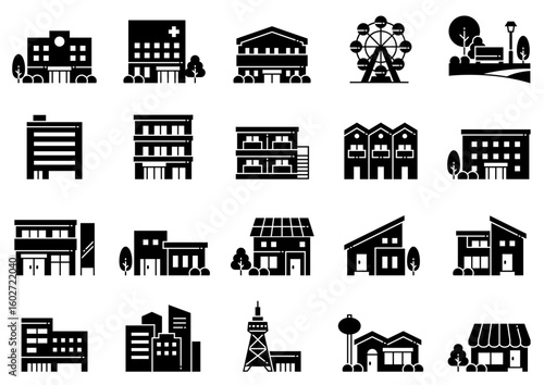 住宅・建築アイコン08　Housing & Architecture icons