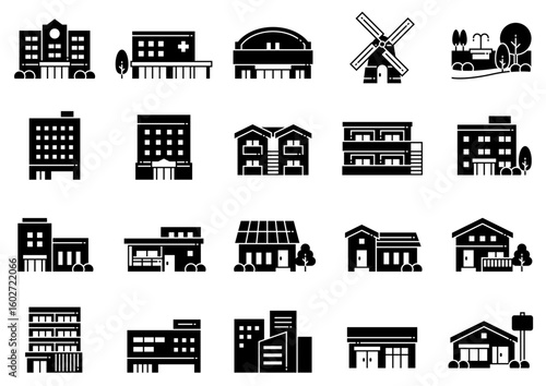 住宅・建築アイコン05　Housing & Architecture icons