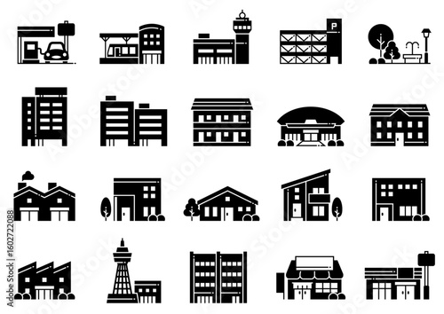 住宅・建築アイコン23　Housing & Architecture icons