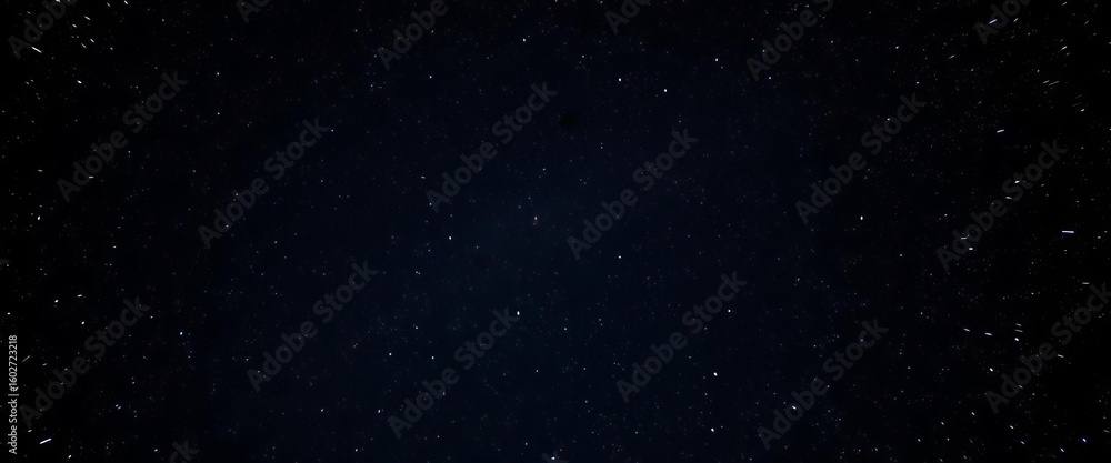 Fototapeta premium Vast, inky black night sky brimming with countless stars, deep space, celestial