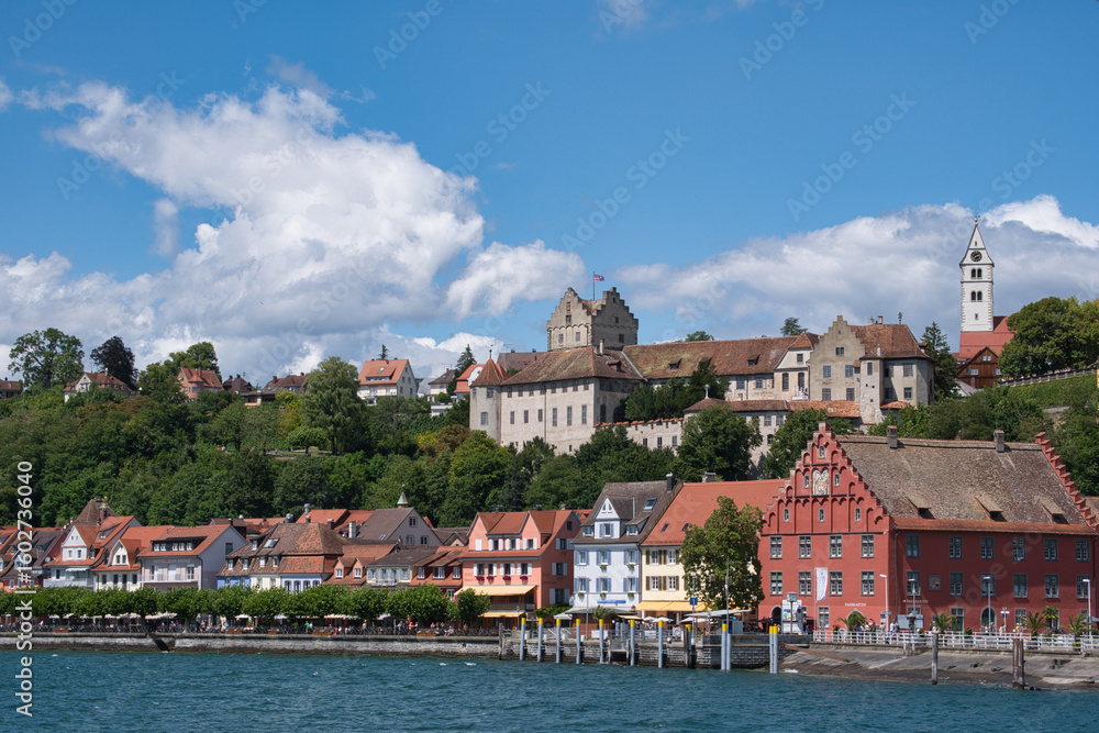 Obraz premium Bodensee, Blick auf Meersburg