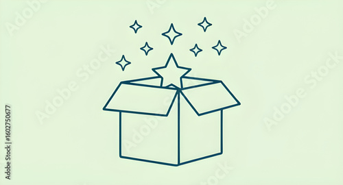 Parcel box, Logistic box, Box silhouette, Open box graphic, 3D box vector, Minimal box icon, Realistic open box, Isometric box, Postal box vector, Open cardboard, Empty package, Folded flaps box, Pape