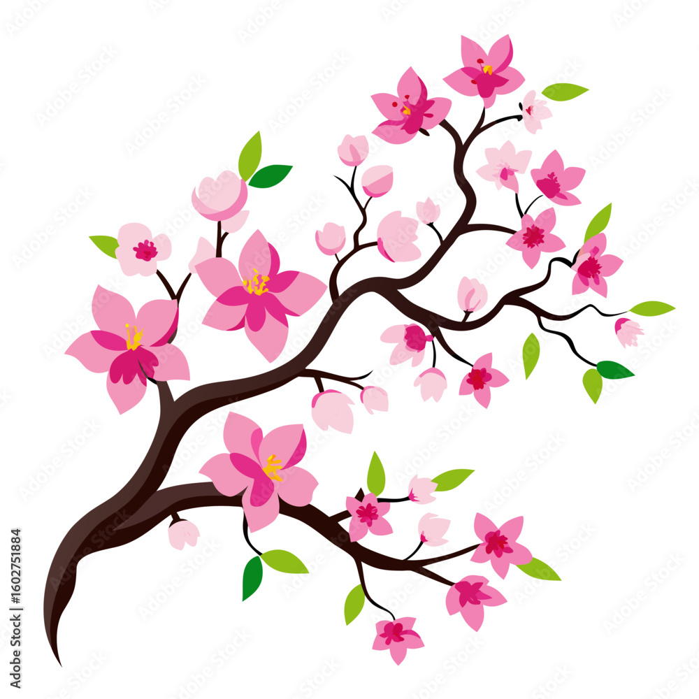 Fototapeta premium pink cherry blossom