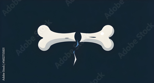 fracture icon, bone injury illustration, broken skeleton, broken limb vector, bone crack icon, fracture vector, human bone fracture, broken arm vector, broken leg vector, orthopedic vector, broken bon