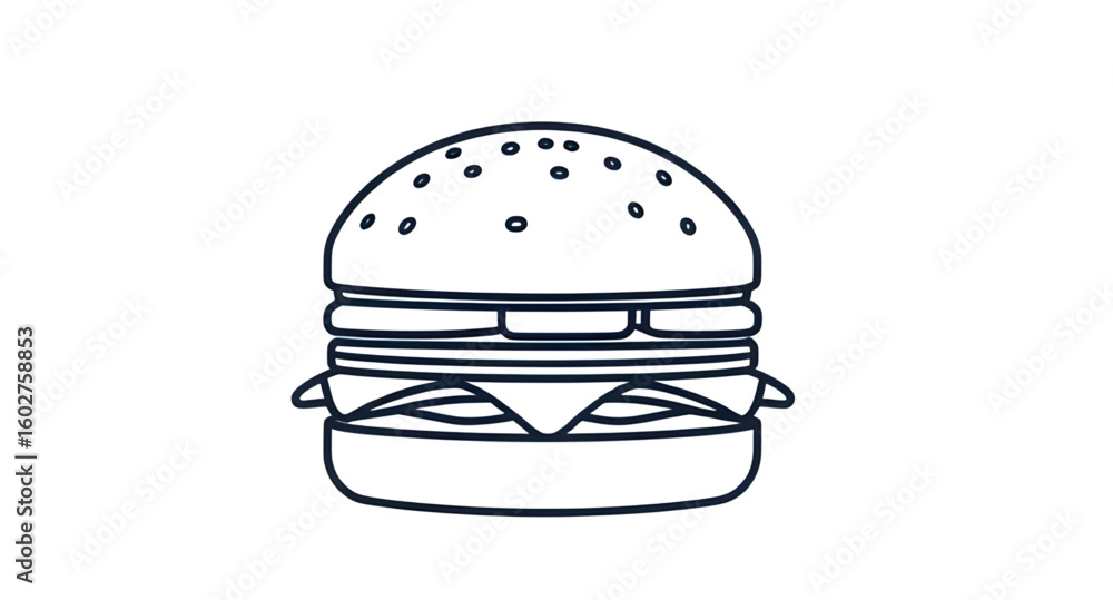 Burger vector, Black burger shape, Minimal burger design, Cheeseburger silhouette, Simple burger outline, Classic burger icon, Burger graphic, Burger line art, Sandwich silhouette, Food icon black, Bu Burger vector, Black burger shape, Minimal burger design, Cheeseburger silhouette, Simple burger outline, Classic burger icon, Burger graphic, Burger line art, Sandwich silhouette, Food icon black, Bu